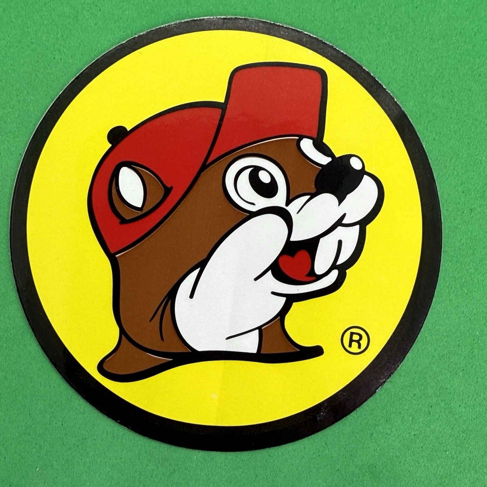 Buc-ee's Bucee’s Decal Sticker Label – 3" Diameter – Beaver – NEW Gas Texas