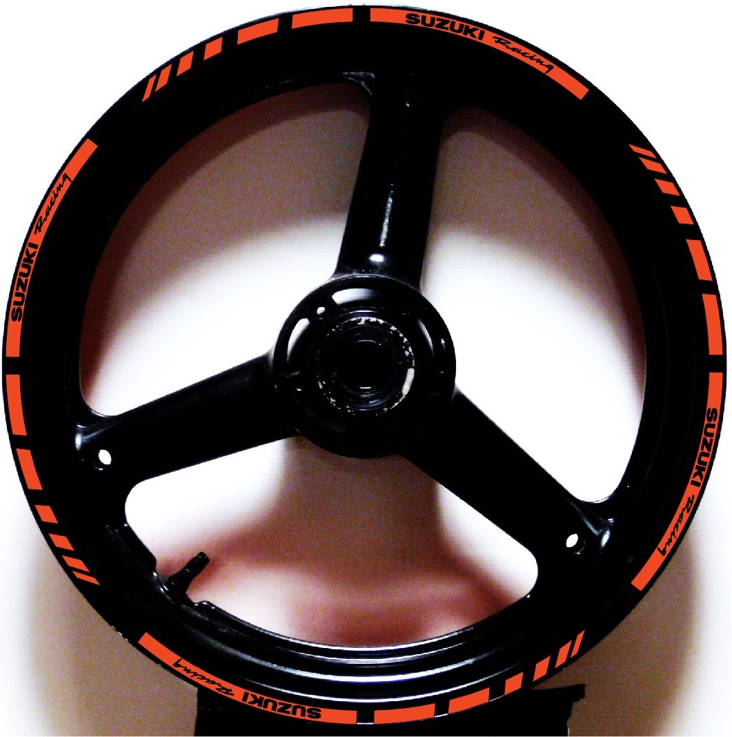 CUSTOM GP RIM STRIPE WHEEL DECAL TAPE STICKER SUZUKI Racing GSX 600 750 KATANA R