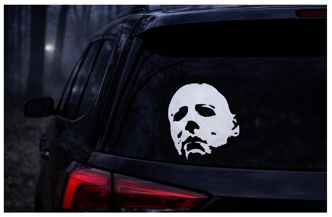 Halloween Michael Myers Vinyl Decal 5.5" Waterproof Removable Horror Sticker New