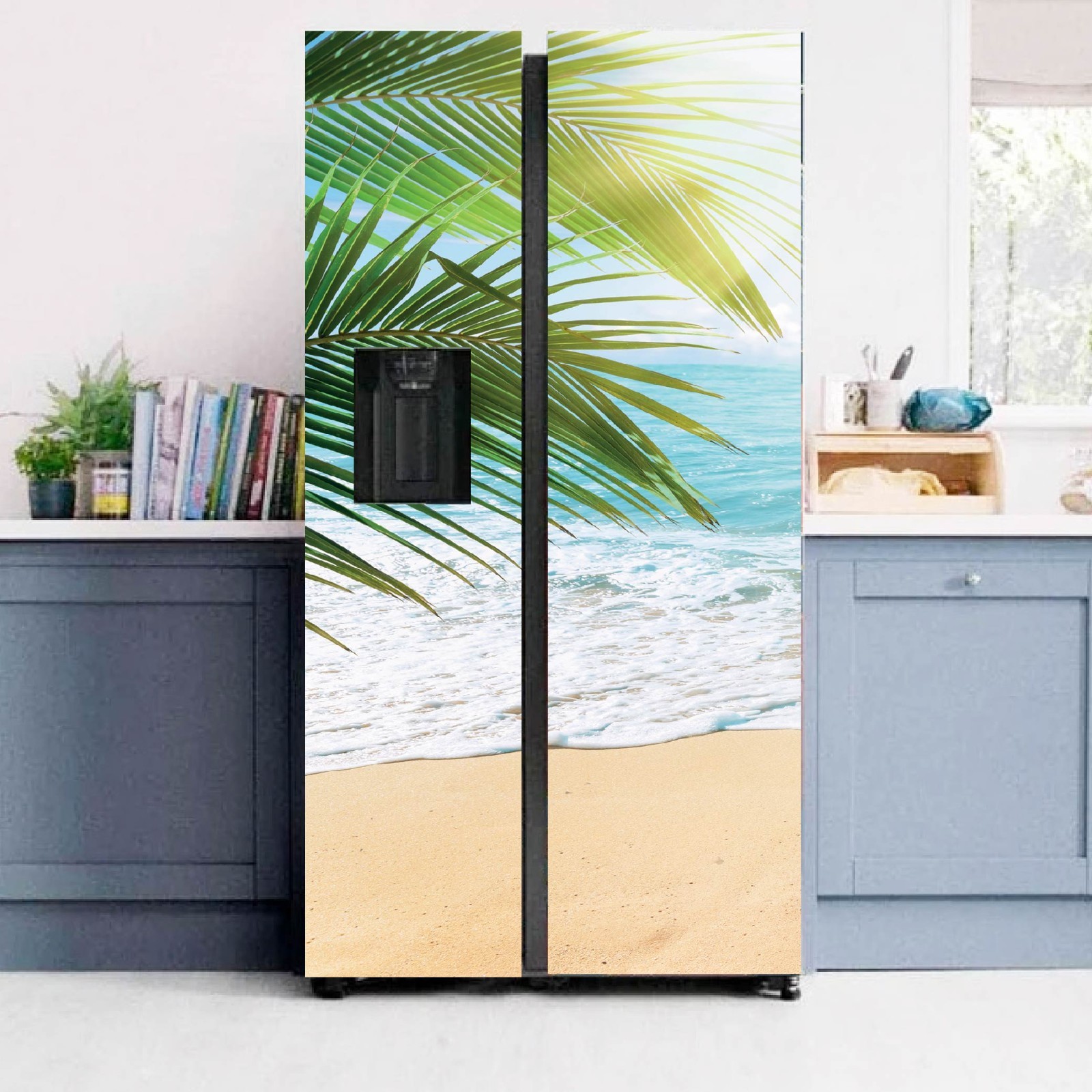 Nature Refrigerator Skin, Self Adhesive Fridge Wrap