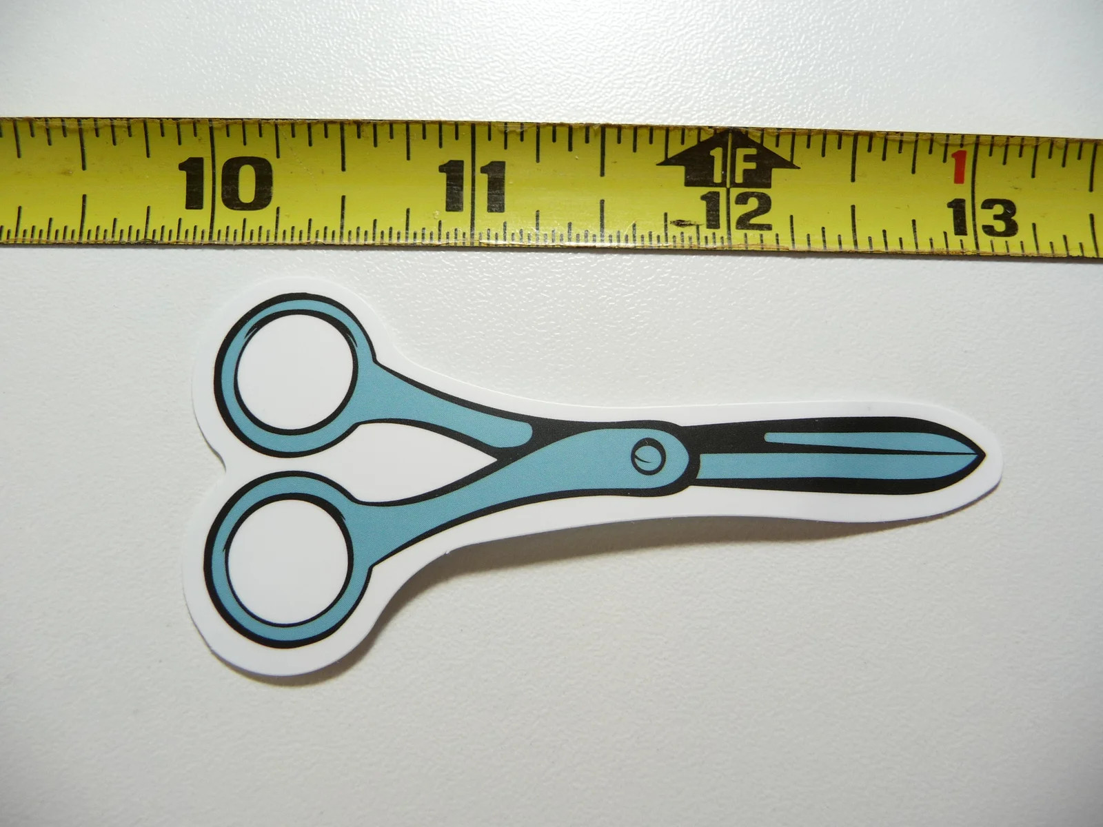 SCISSORS SMALL STICKER DECAL SEWING SEW CLOTHING SEAMSTRESS FUNNY