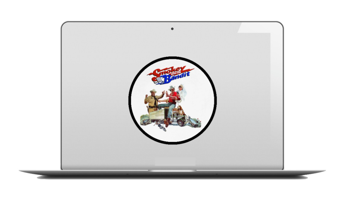 Smokey and The Bandit – 4" Vinyl Decal Car Window Cooler Bar Laptop Liquor 1977