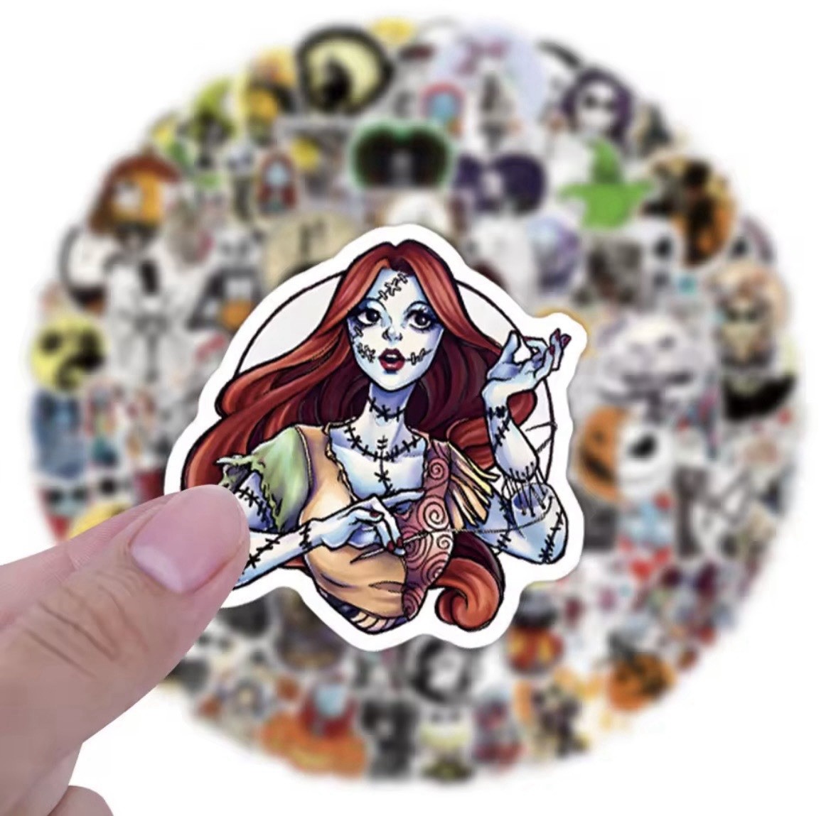 Stickers Nightmare Before 50pk Randomly Christmas Mixed Sally Jack Sticker Boogi