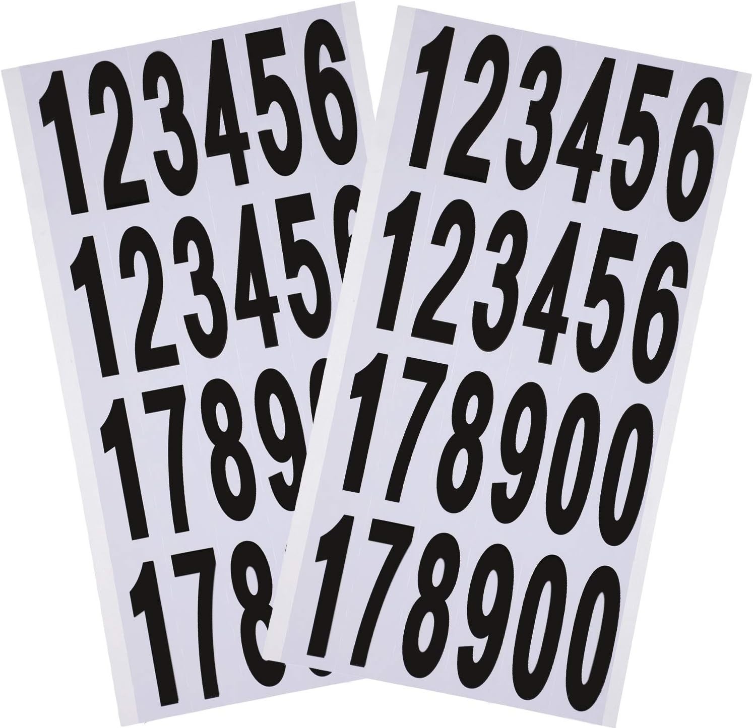 Versatile Waterproof Address Decals – 240 Reflective Vinyl Number Stickers