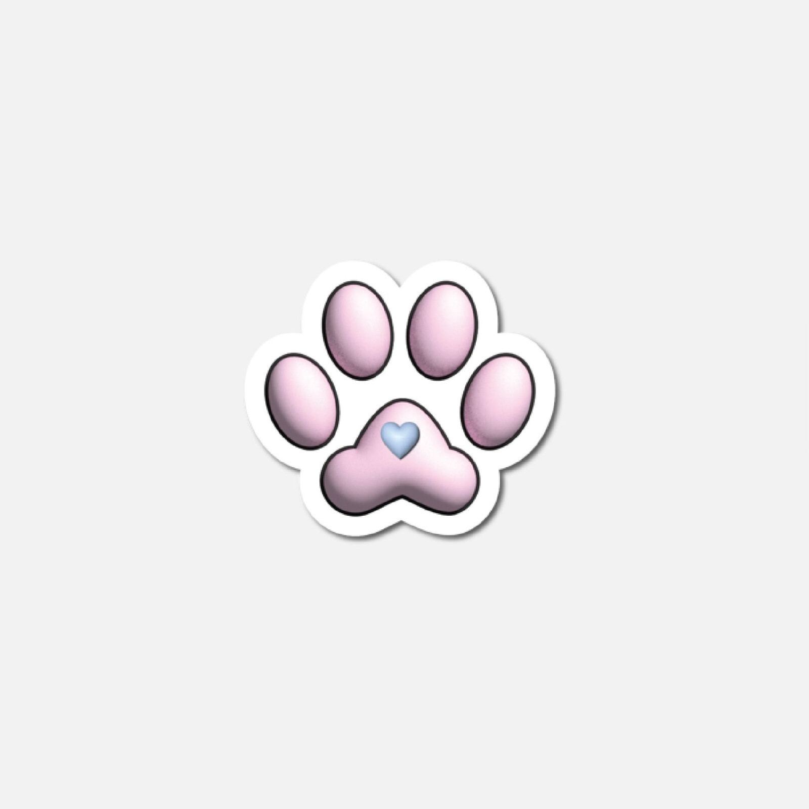 Cat Paw Print Vinyl Stickers Die Cut Laptops Water Bottles Car Bumper Phone