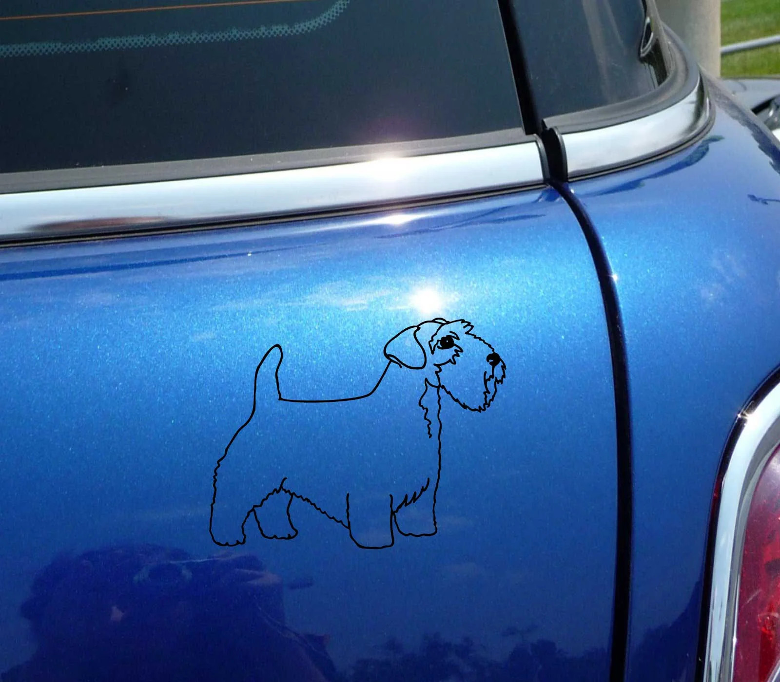 DETAILED SEALYHAM TERRIER TERRIERS DOG GRAPHIC DECAL STICKER ART CAR WALL DECOR