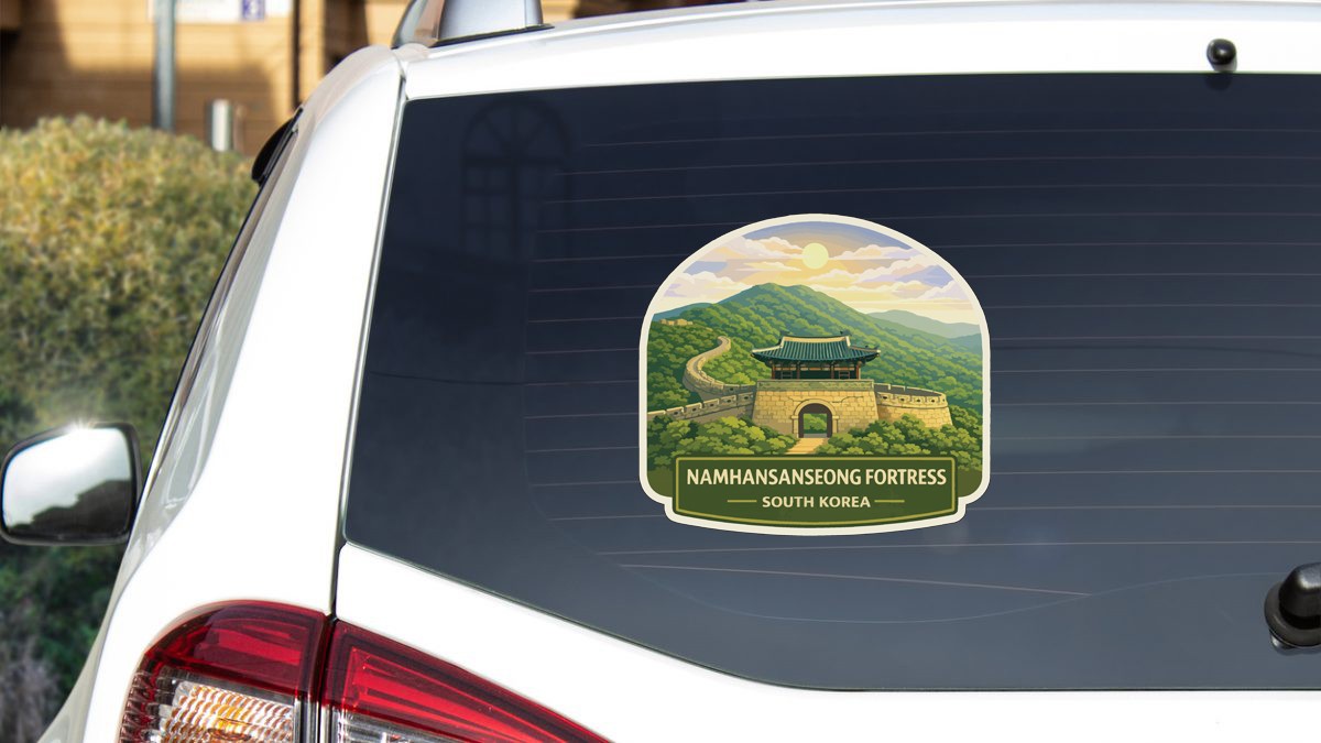 Namhansanseong Fortress South Korea Sticker Decal Vinyl Die-Cut World Heritage