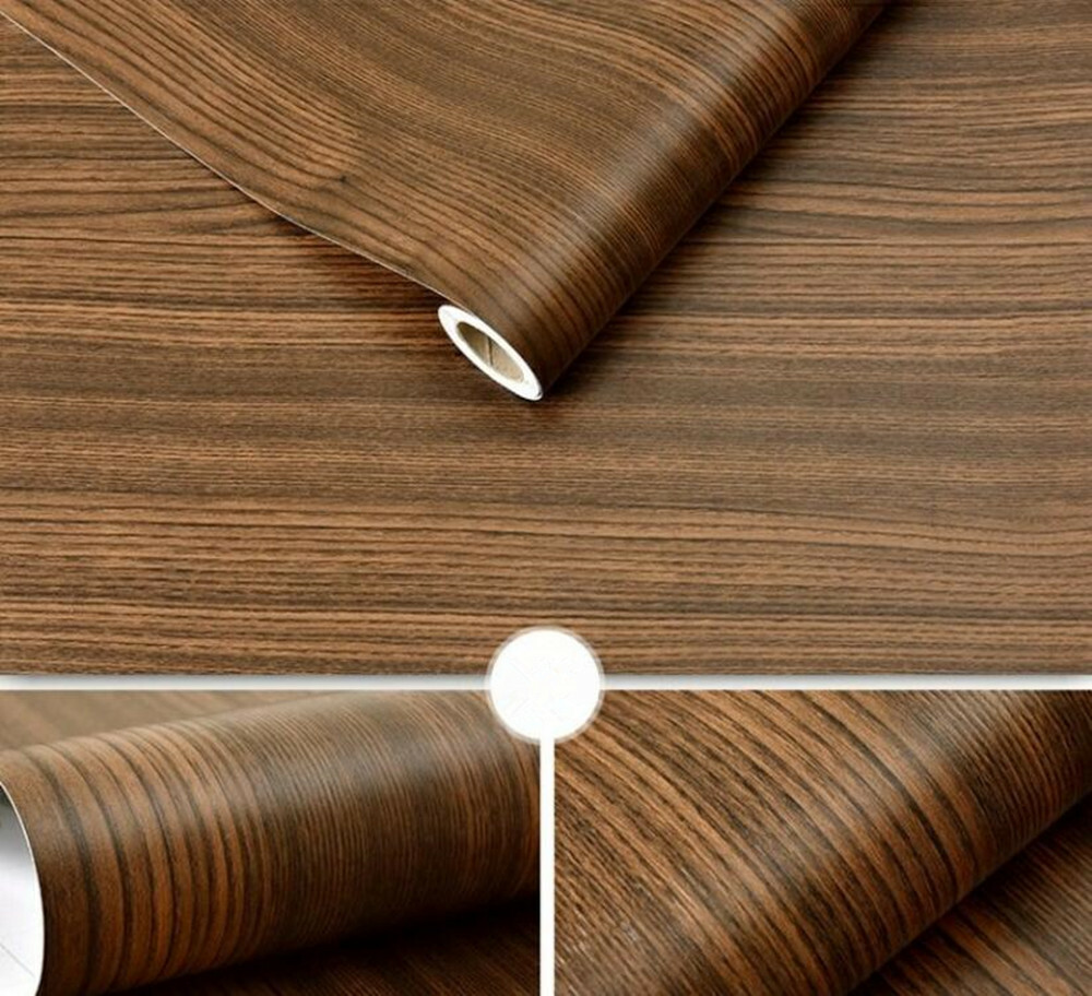 3M Wood Grain Self-Adhesive Wall Sticker Removable Wallpaper Furnitur Protection