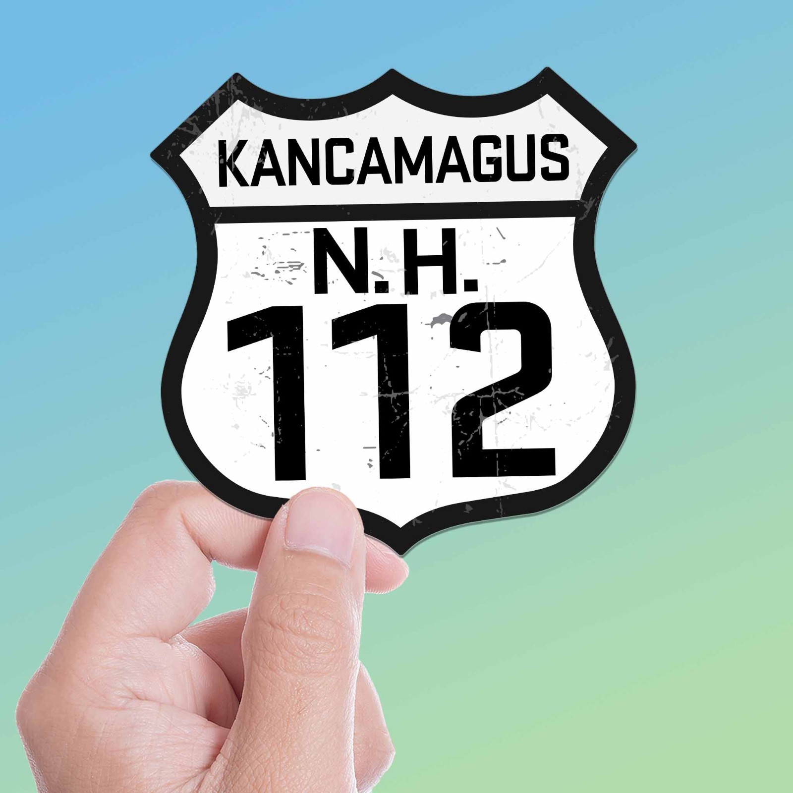 New Hampshire Kancamagus Highway 112 Sticker – NH Decals for Laptop & Hydroflask
