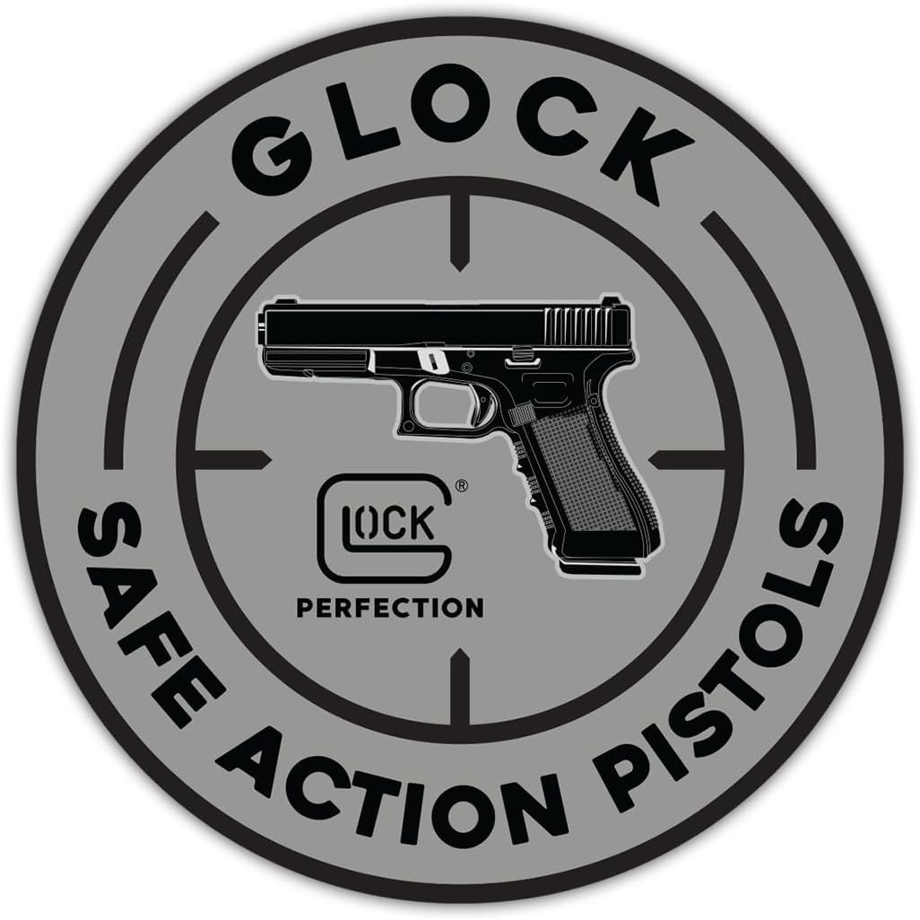 Safe Action Pistol Firearm Enthusiast Vinyl Decal Gun Case Car Sticker 4"x4"