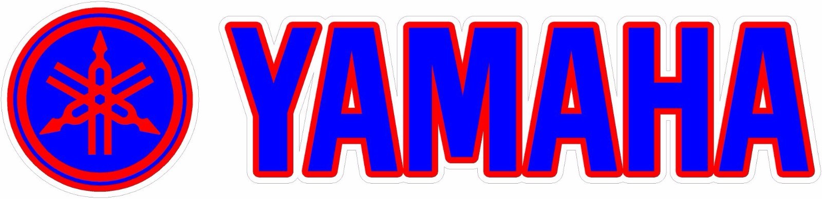 Yamaha Motorcycles Vinyl Decal Sticker Car Truck Racing 9" or 14" Blue Red