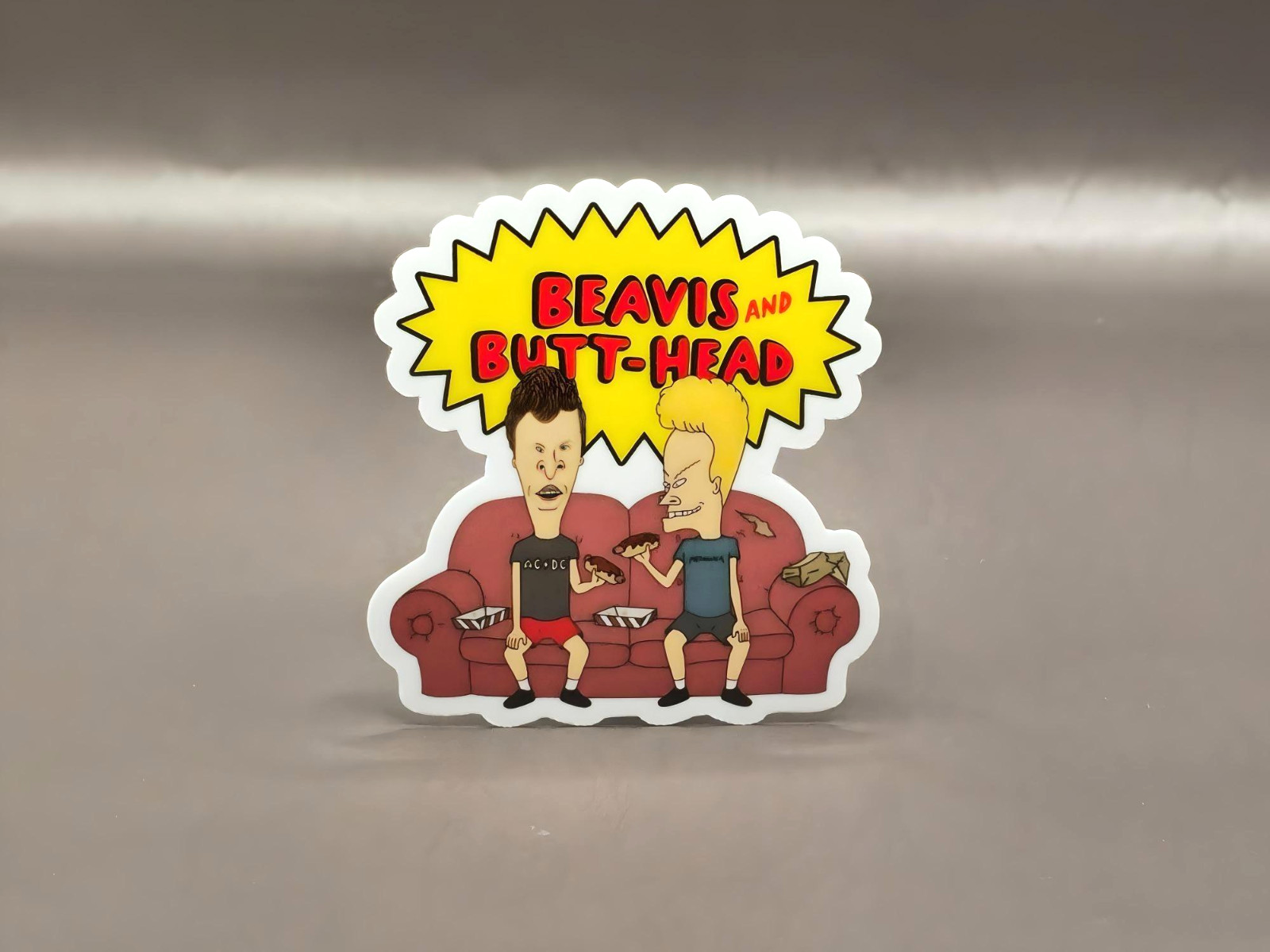 Beavis And Butt-Head Inspired Stickers Great Cornholio MTV Cartoon Funny Decals