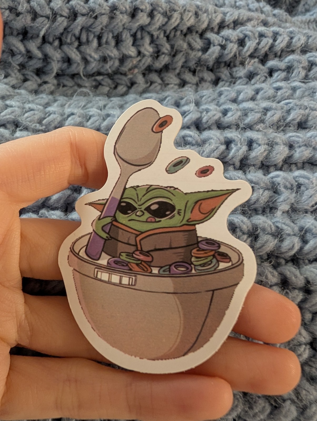 Star Wars Sticker, Star Wars movie sticker, baby yoda, grogu
