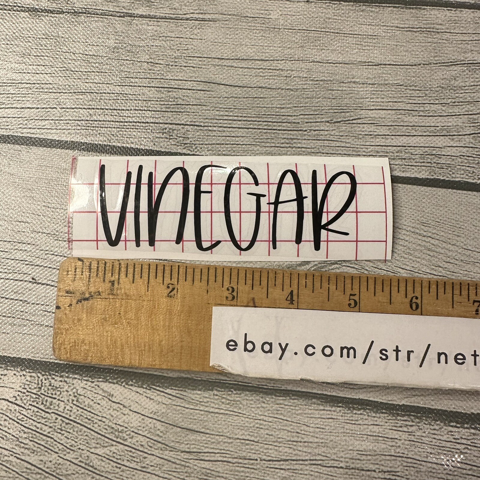 Kitchen Organization Labels 4 Pack Vinyl Stickers Home Decals Fancy Oil Vinegar