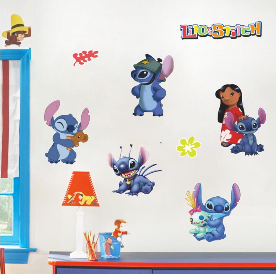 NEW Lilo & Stitch Removable Wall Stickers Decal Kids Home Decor US Seller