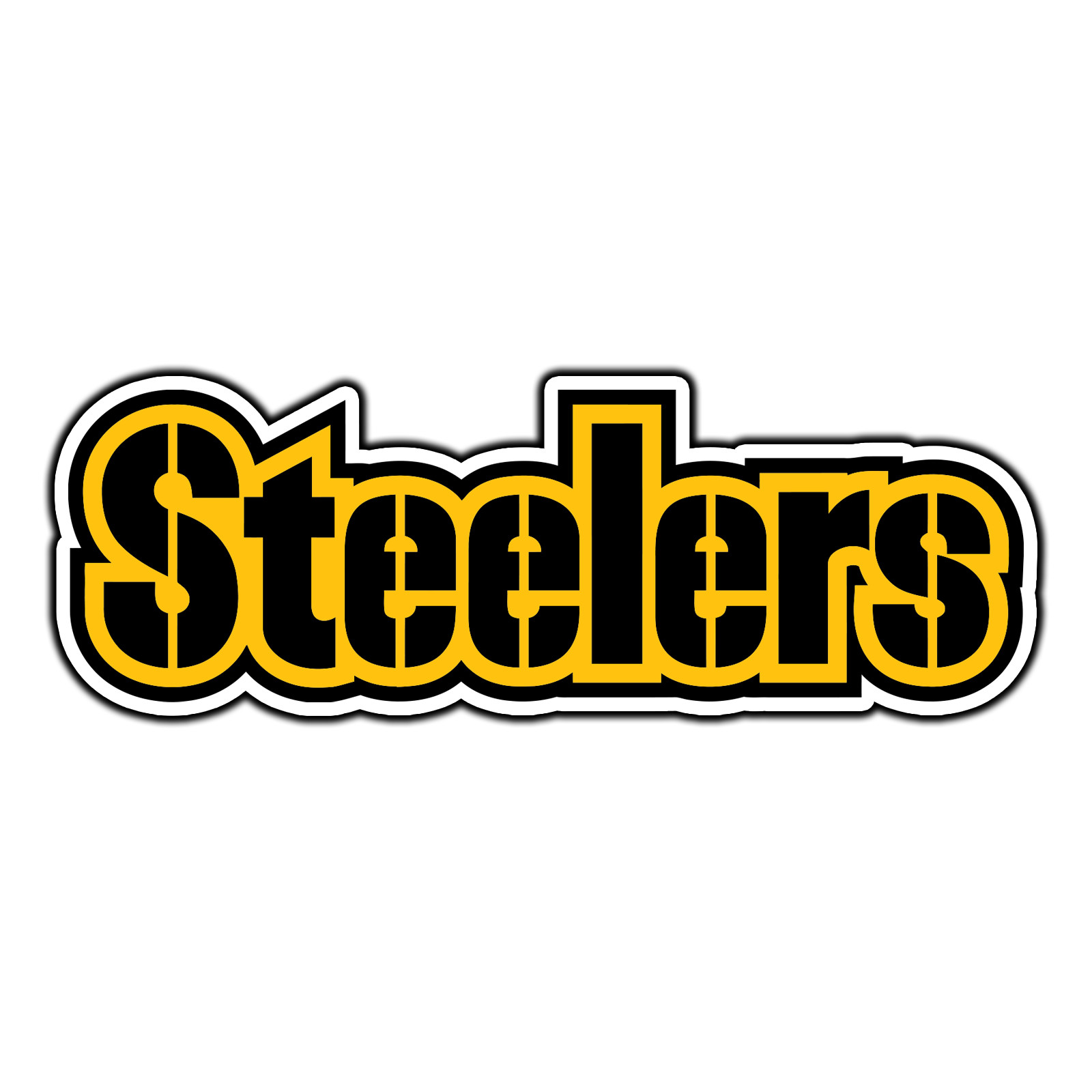 Pittsburgh Steelers Logo #9 Football Sticker Waterproof Vinyl Decal Die-Cut Car