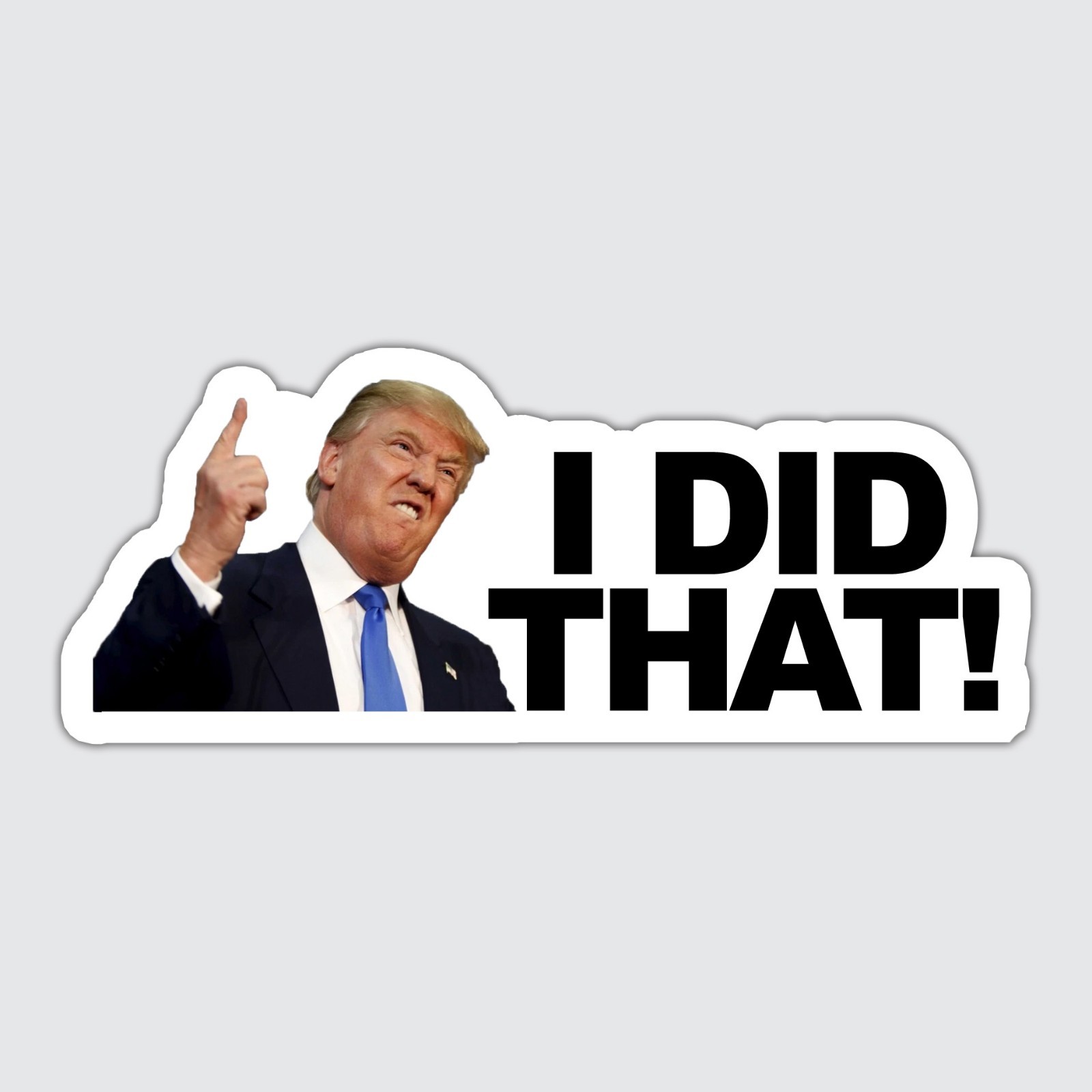 I DID THAT Donald Trump Sticker Decal Car Gas Pump Station 2" Trump Sticker 20PK