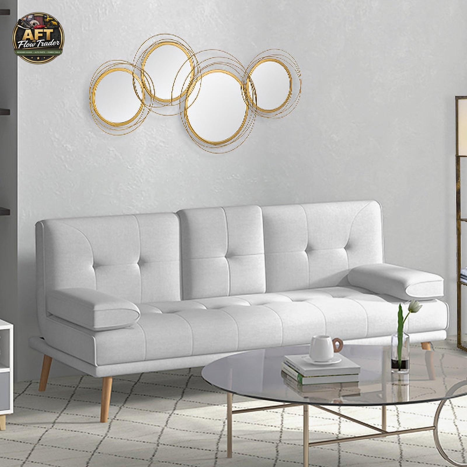 Modern Abstract Wall Decor on Metal