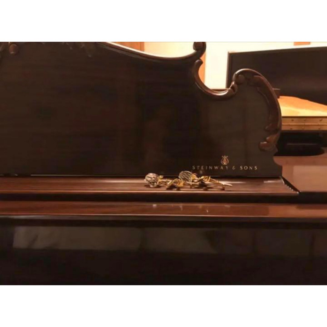Steinway Piano Painting Decal Sticker 2 Types, Total Of 5 Pieces for iPhone etc