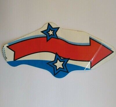 Sega South Park Original Pinball Decal 1999 Red White Blue Arrow 8" Part #35