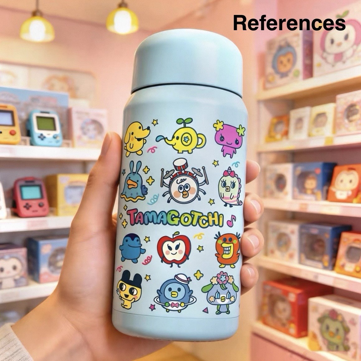 1 x Tamagotchi UV DTF Transfer Sticker Wrap DIY Mug ⭐️4×5 Inches 5014