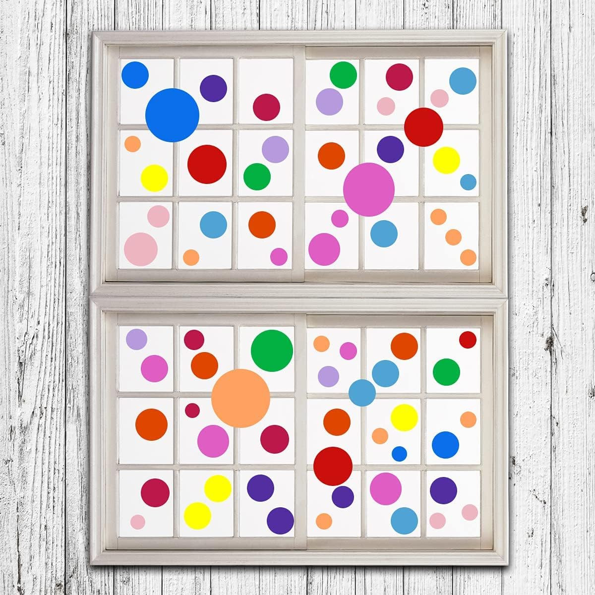 264 Pieces Polka Dot Wall Decals Circles Decals for Wall Vinyl Dots Stickers Set