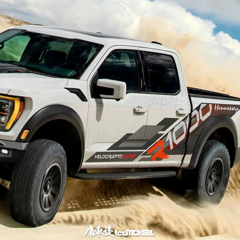 Aftermarket F-150 Raptor R Pickup Off-Road Racing Vinyl Decal | Body Modificatio