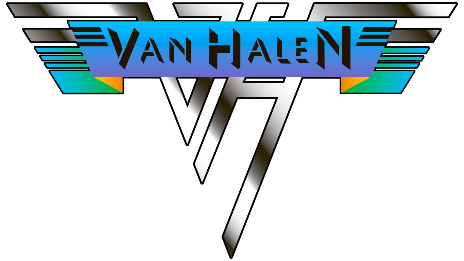 Van halen sticker logo rock band weatherproof bumper vinyl decal