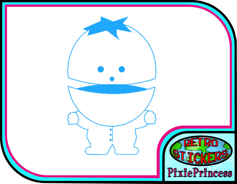 South Park Ike Funny G Vinyl Sticker Canada Car Bike Truck Wall Window Cartoon
