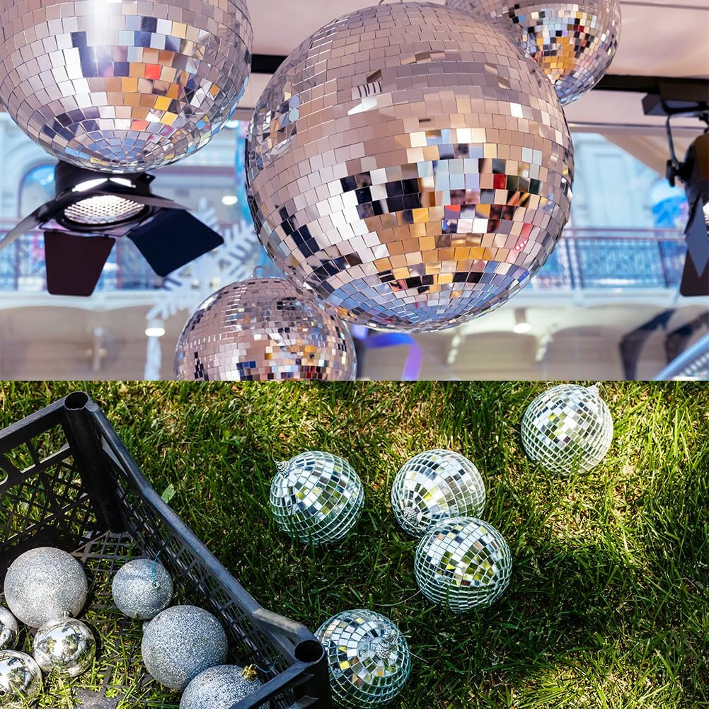 2250 PCS Disco Ball Tiles, 10 X 10 MM Self-Adhesive Disco Ball Stickers, Mosaic