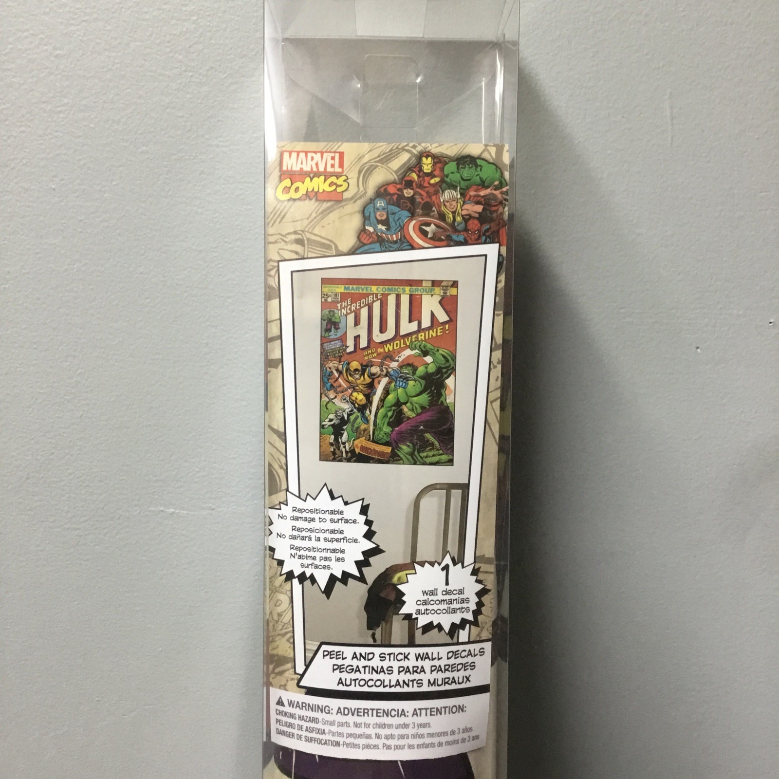 Marvel Comics The Incredible Hulk #181 Cover Peel & Stick Wall Decal 24"x34.25"