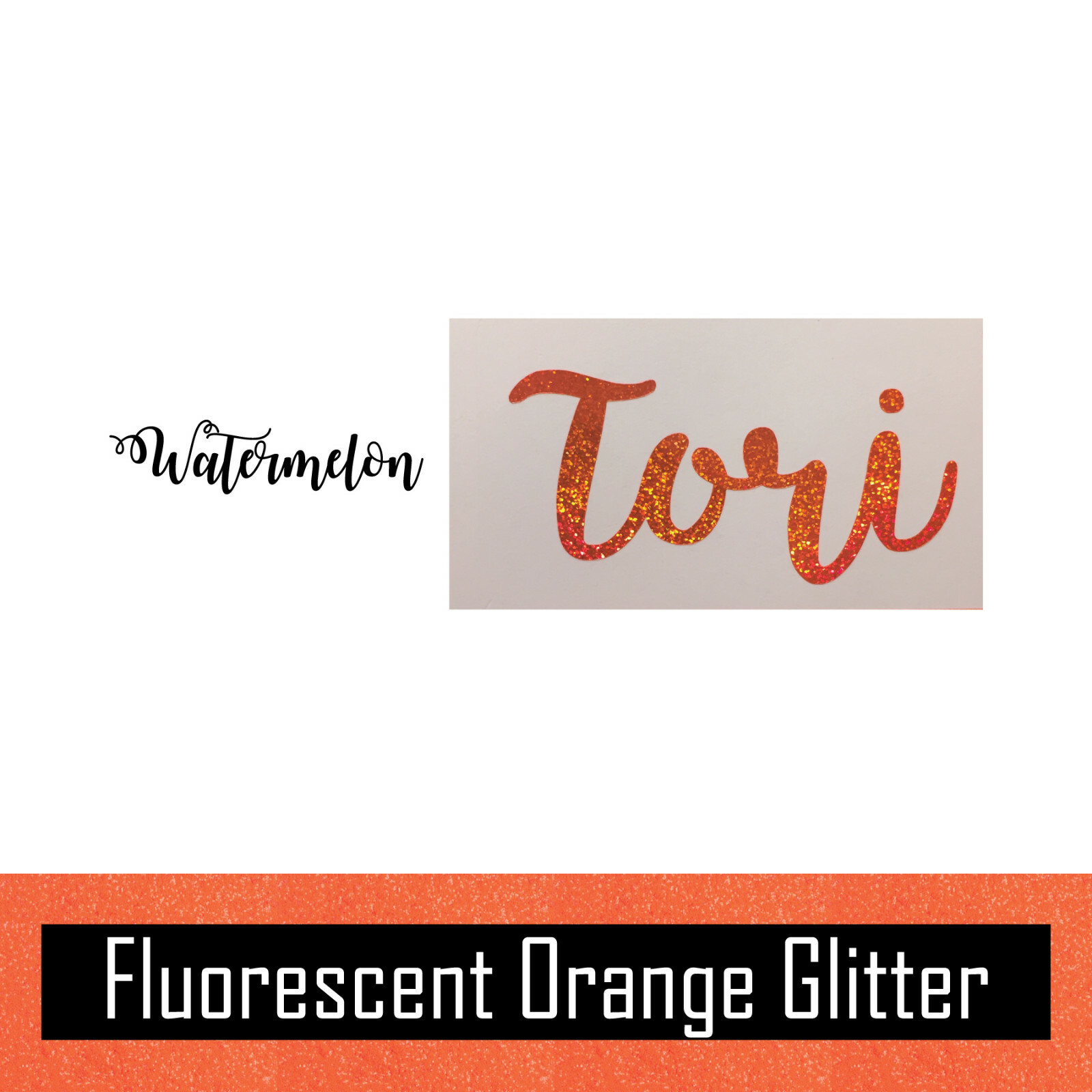 Glitter Custom Text Name Vinyl Decal Sticker for Yeti Tumbler iPhone Samsung
