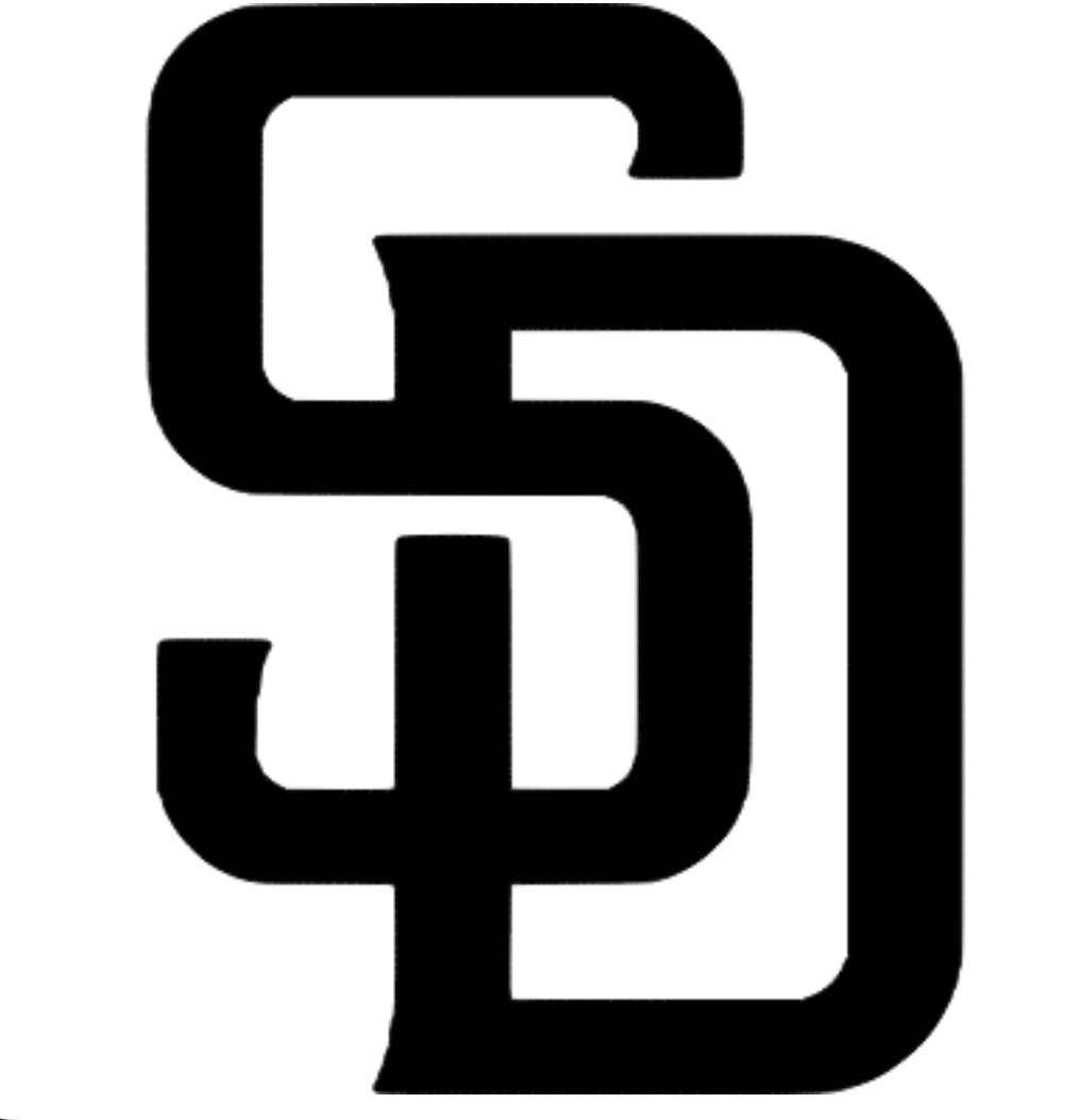 SD Logo Black Vinyl Decal Sticker Sports for Wall Car Window
