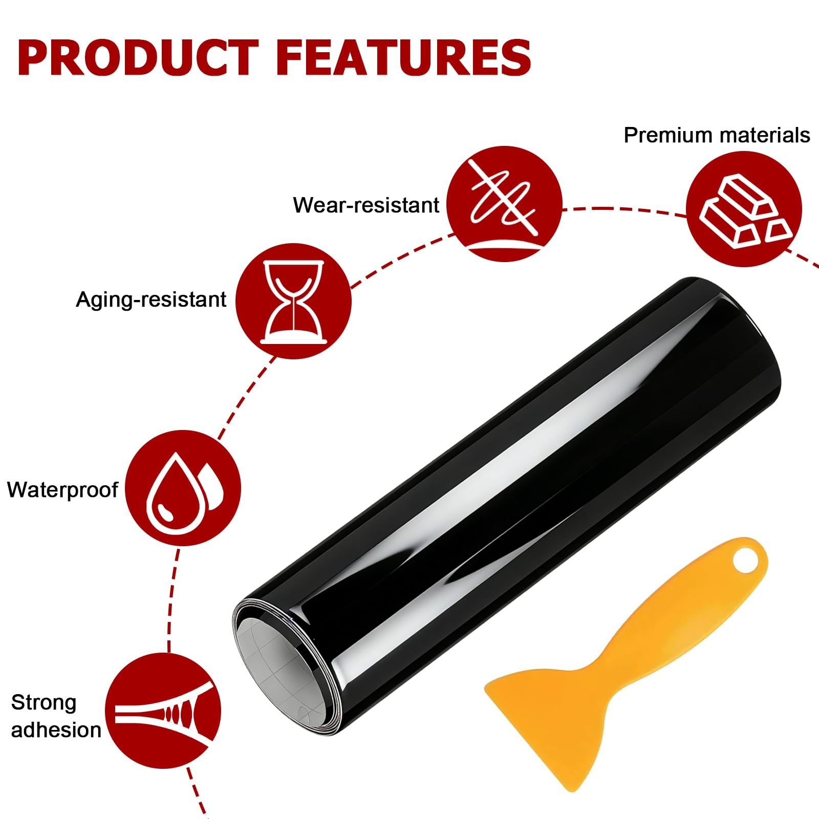 Car Windshield Banner Sticker Decal,Front Window Tint Strip,Sun Strip for Car…