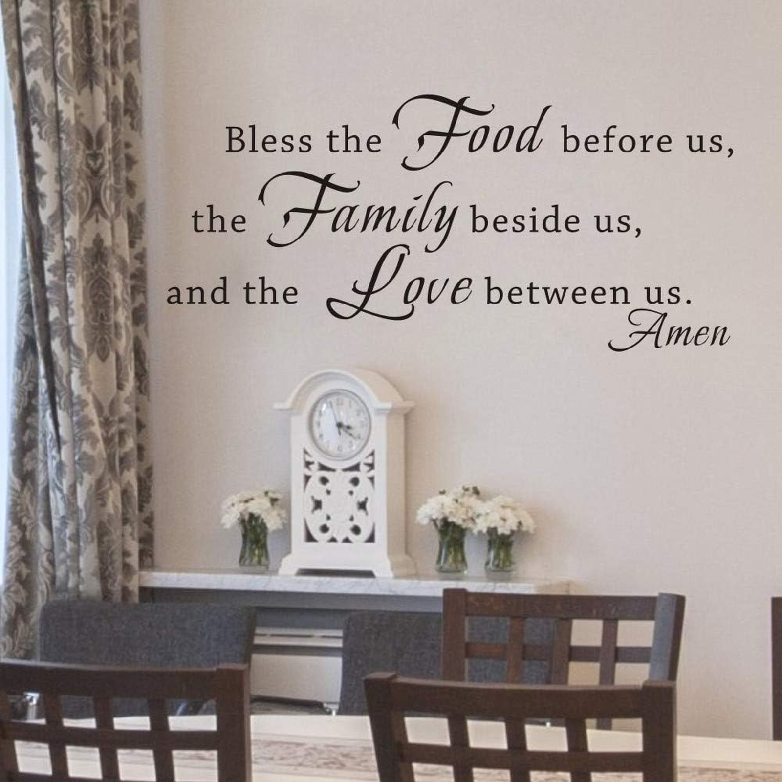 Kitchen Wall Decals Family Wall Decor Vinyl Stickers Dining Room Art Quotes