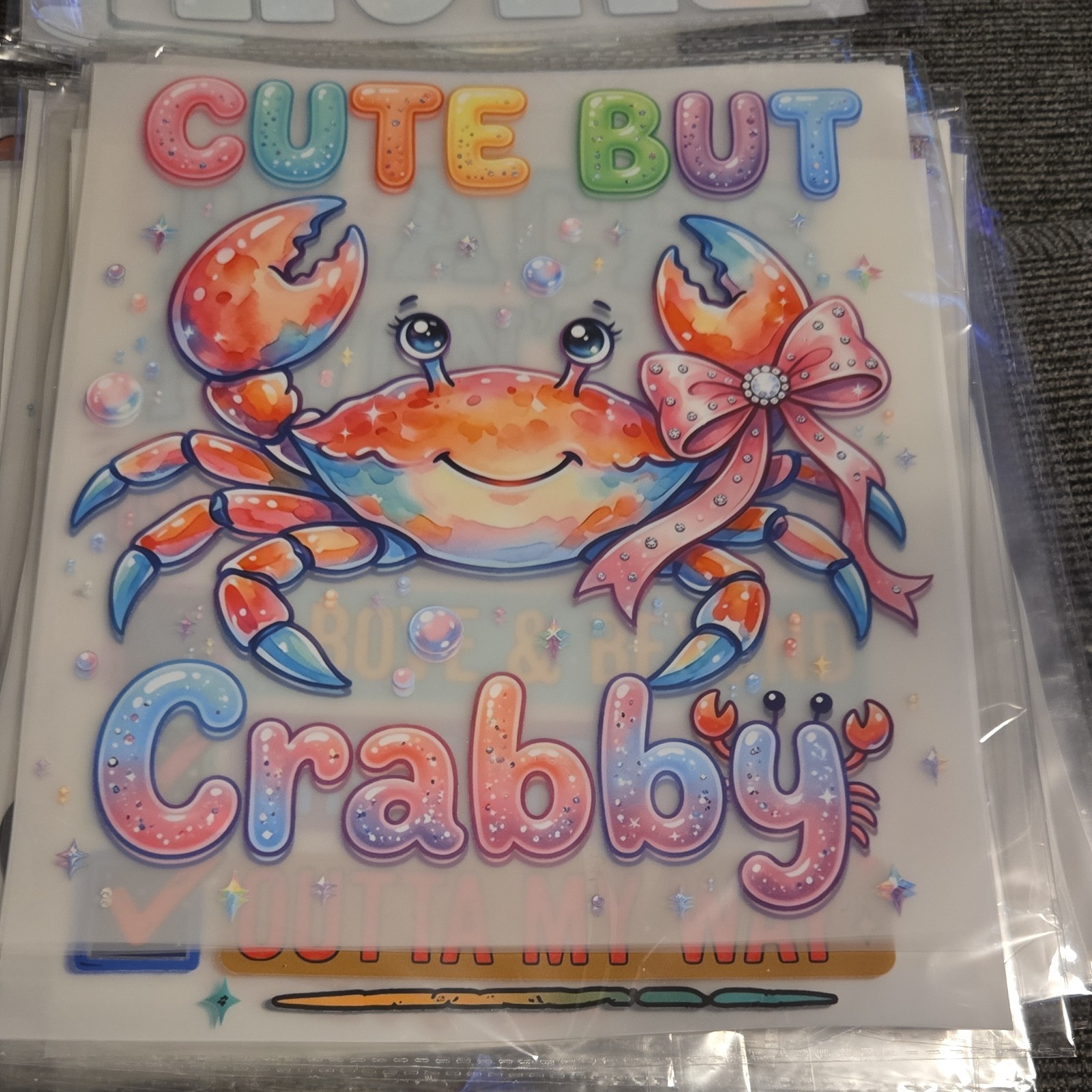 Cute But Crabby Crab T Shirt L-3X Available