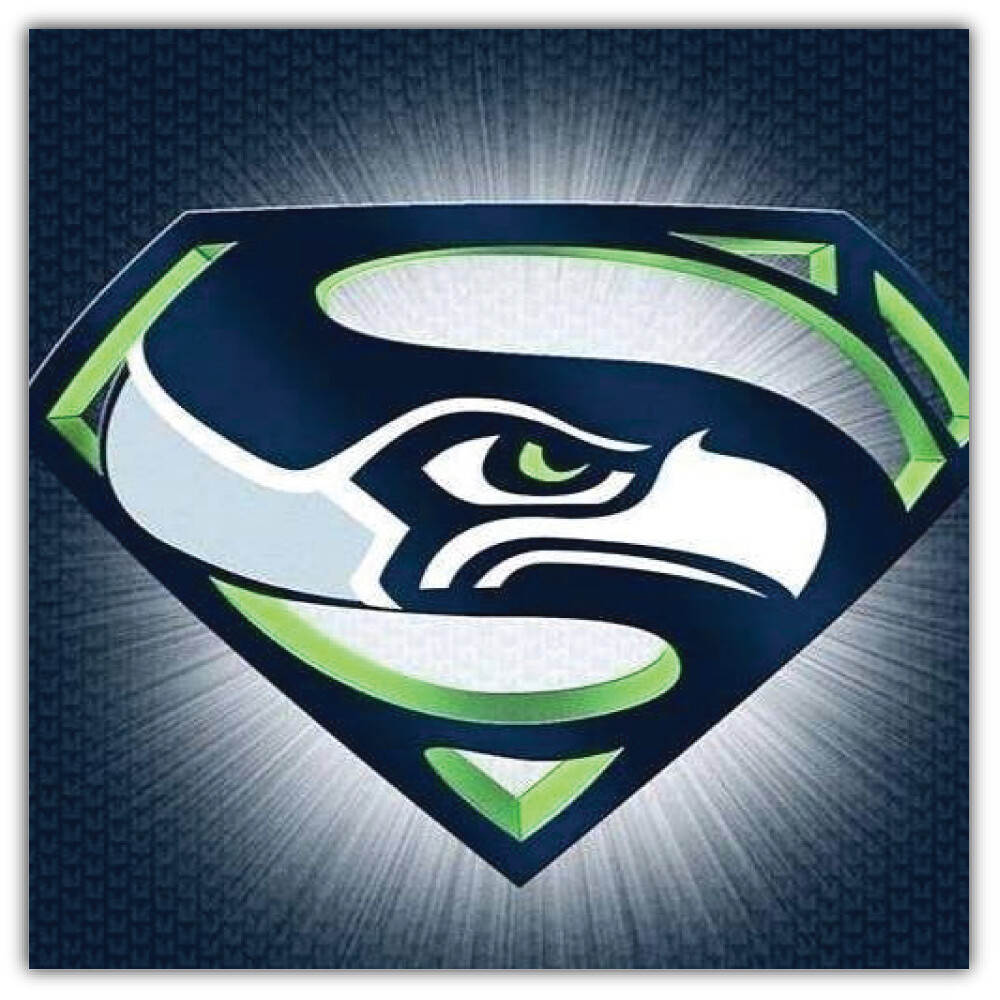 Seattle Seahawks NFL Football Logo Sport Car Bumper Sticker Decal "SIZES"