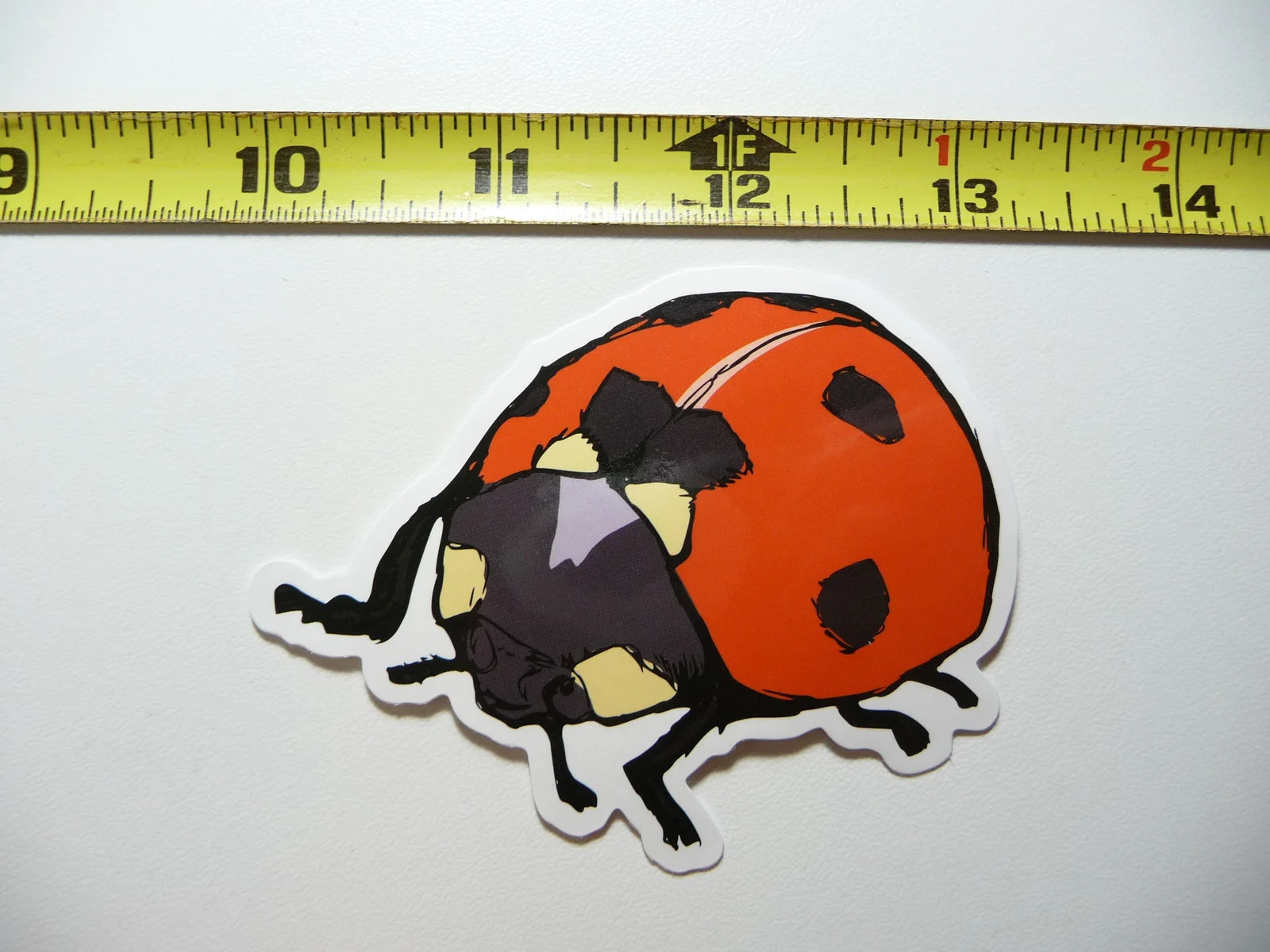 LADYBUG #2 SMALL STICKER DECAL BUG INSECT FUN FUNNY