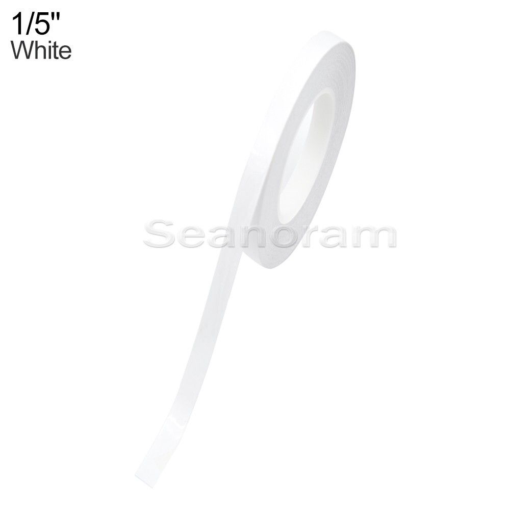 1/5" 5mm White DIY Home Shop Bar Pinstriping Pin Stripe Line Decal Vinyl Sticker