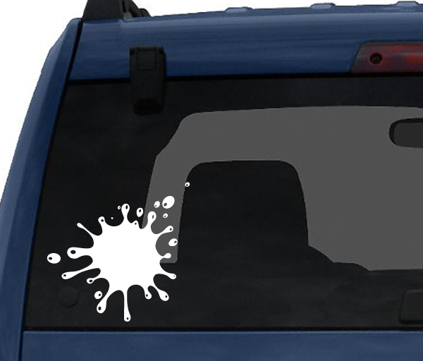 Art Icon #4 – Ink Paint Splash Splat Dripping Painting – Car Tablet Vinyl Decal