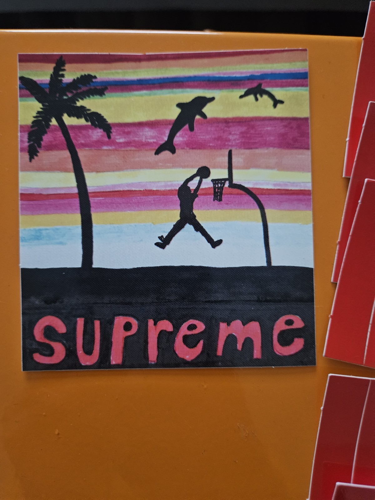 Supreme Logo Sticker 17 Lot Multicolor Assorted