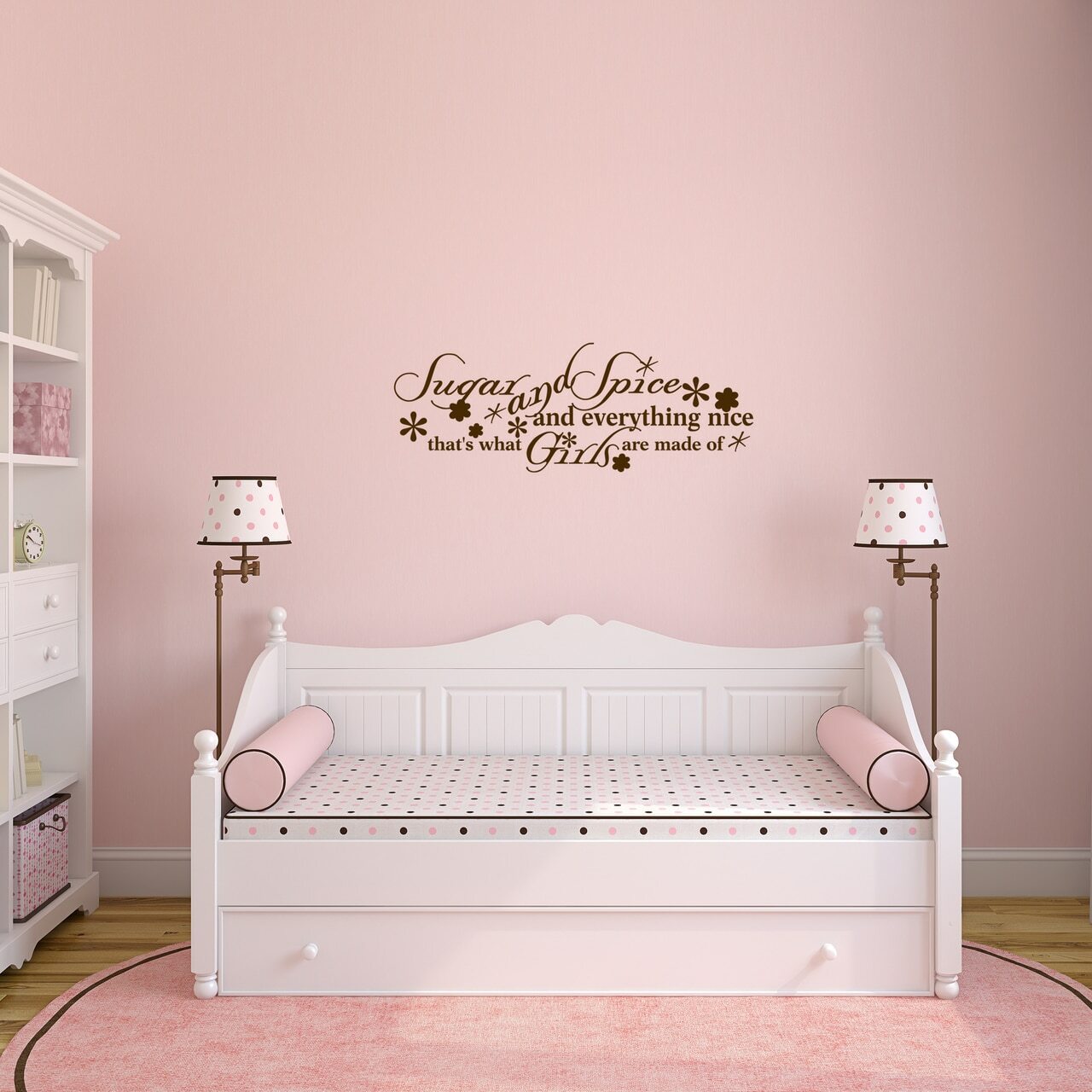 Sugar and Spice Wall Decal – Kids, Nursery, Baby, Wall Art, Sticker, Decal