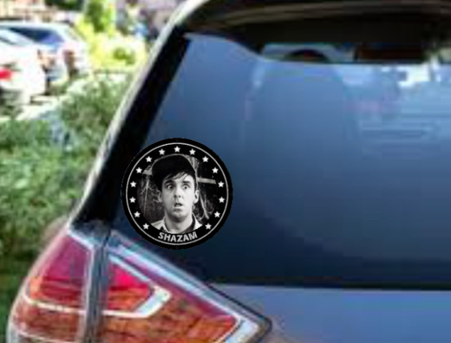 Andy Griffith Show (Gomer Shazam) – 4" Vinyl Decal Car Cooler Laptop Smoker Bar