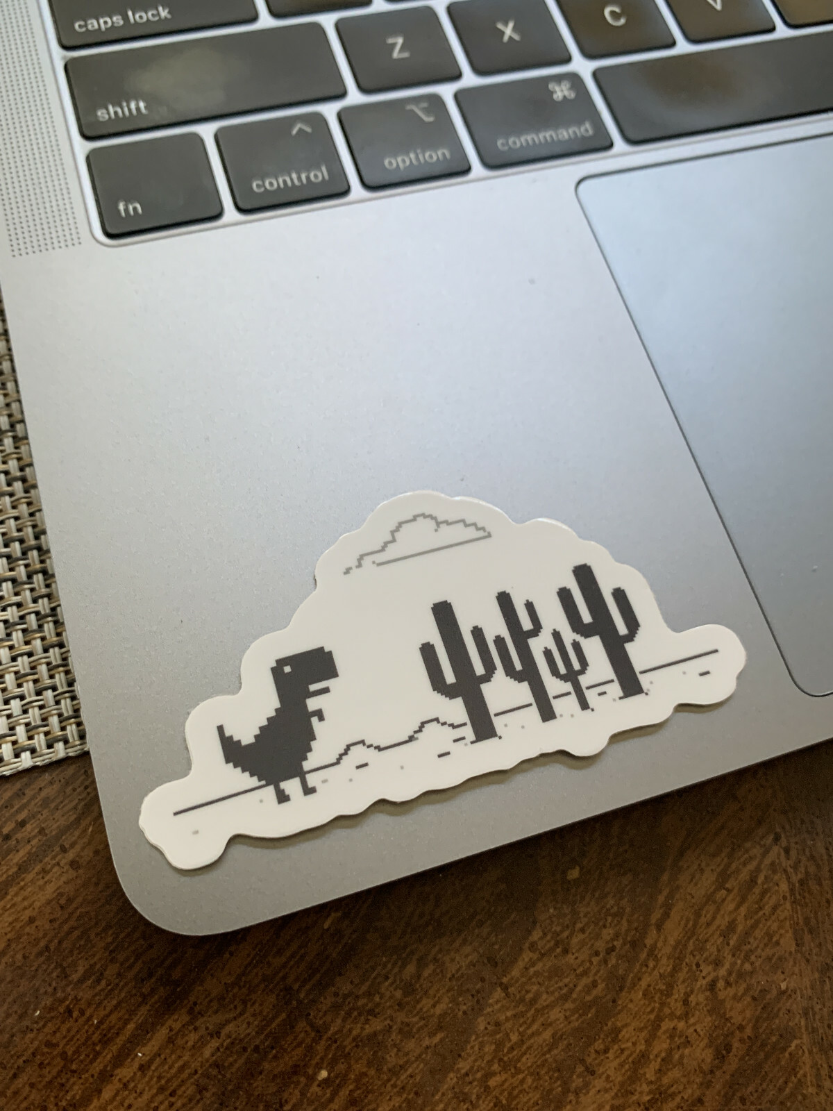 Google Chrome Dinosaur Laptop Sticker Bottle Decal Bumper Sticker Internet 8 bit