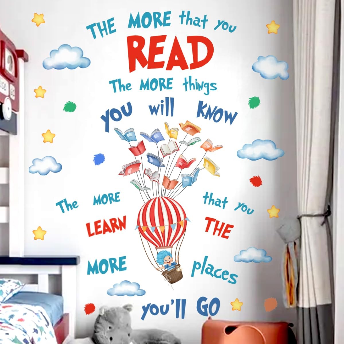 Classroom Wall Decal, Read Classroom Decor, Reading Posters for Classroom, Ho…
