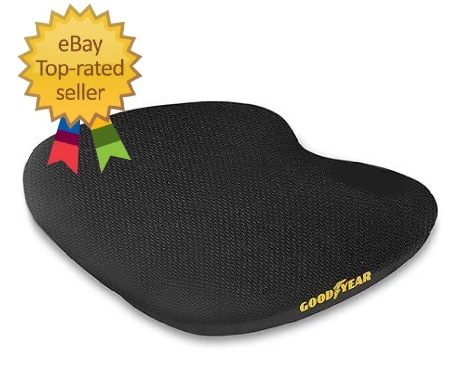 Memory Foam Car Seat Cushion – Gel Seat Cushions for Office Chairs, Tailbone