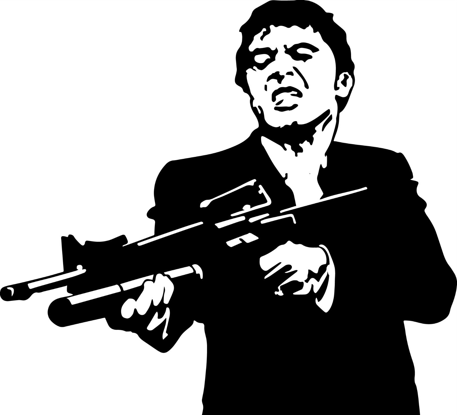 Scarface Vinyl Decal Al Pacino Dvd Classic Oliver Stone Brian De Palma Gangster