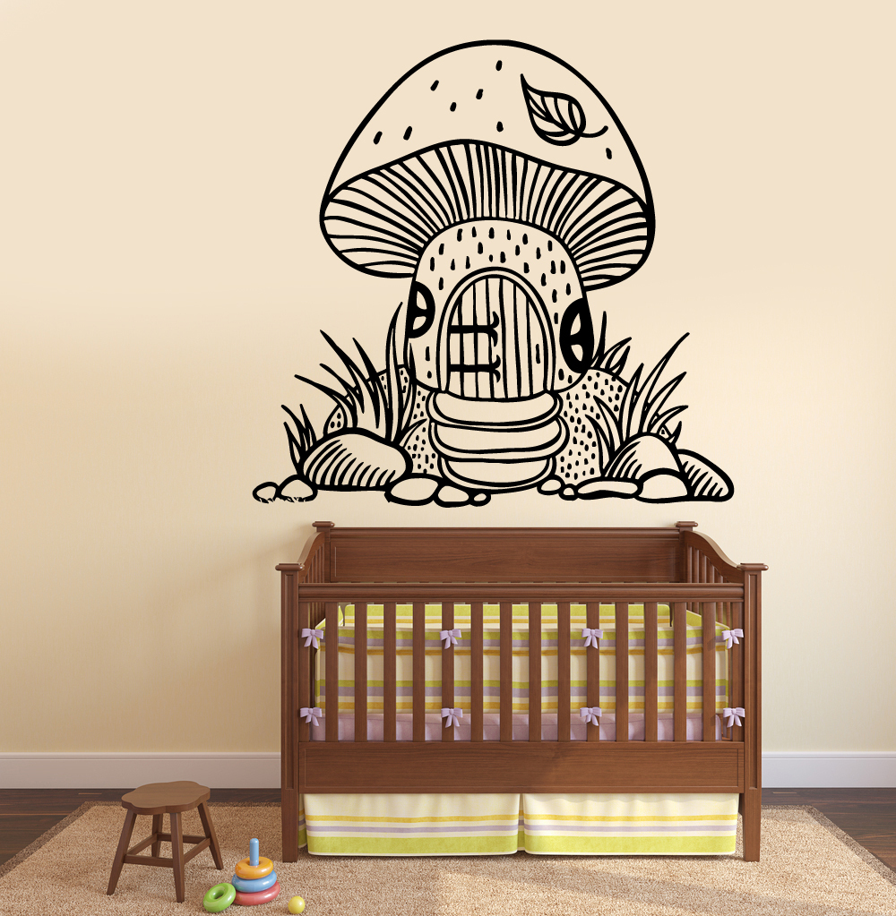 Wall Vinyl Decal Fairytale Fairy Nursery Kids Children Fantasy Amazing z3797