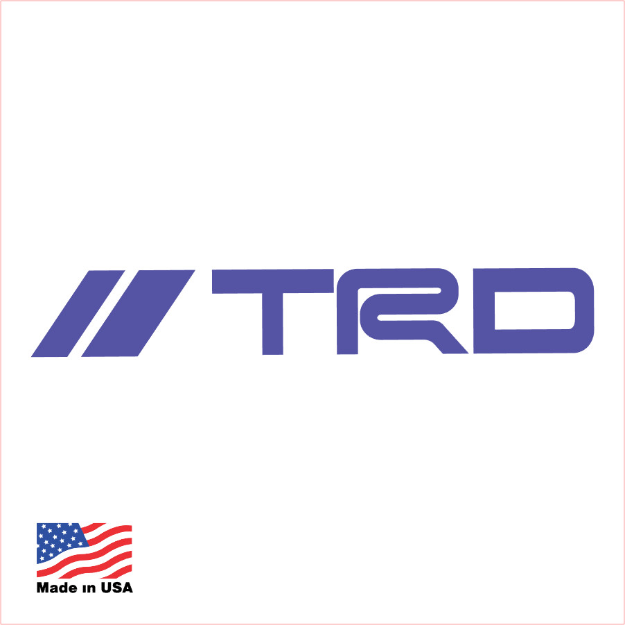 Toyota Racing Development TRD Decal – Many colors available – Free Shipping