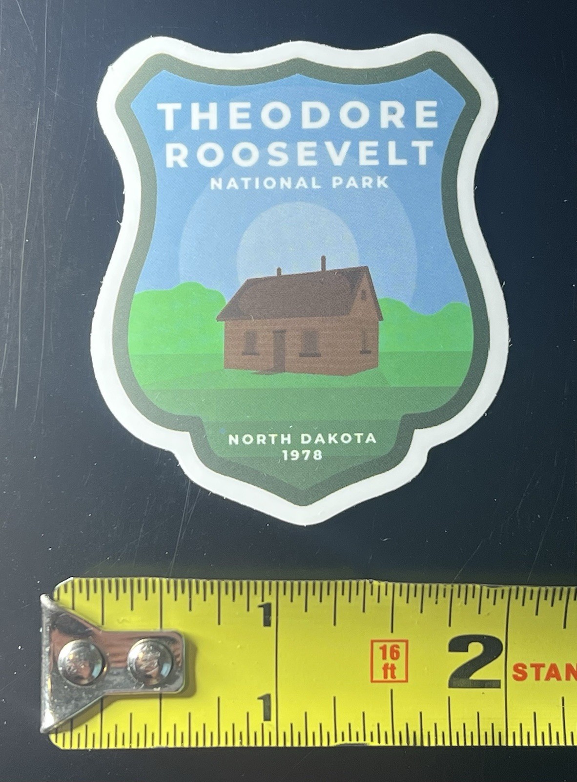 THEODORE ROOSEVELT NATIONAL PARK NORTH DAKOTA SMALL STICKER DECAL HIKING